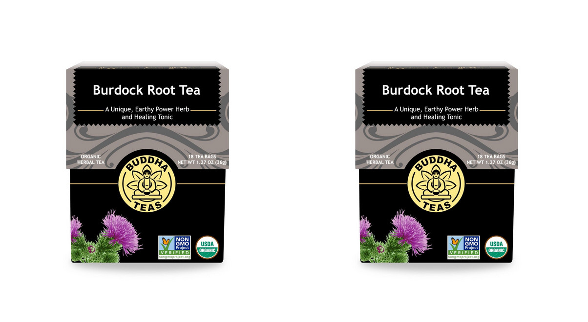 Buddha Teas Organic Burdock 18 bags (2 PACK)