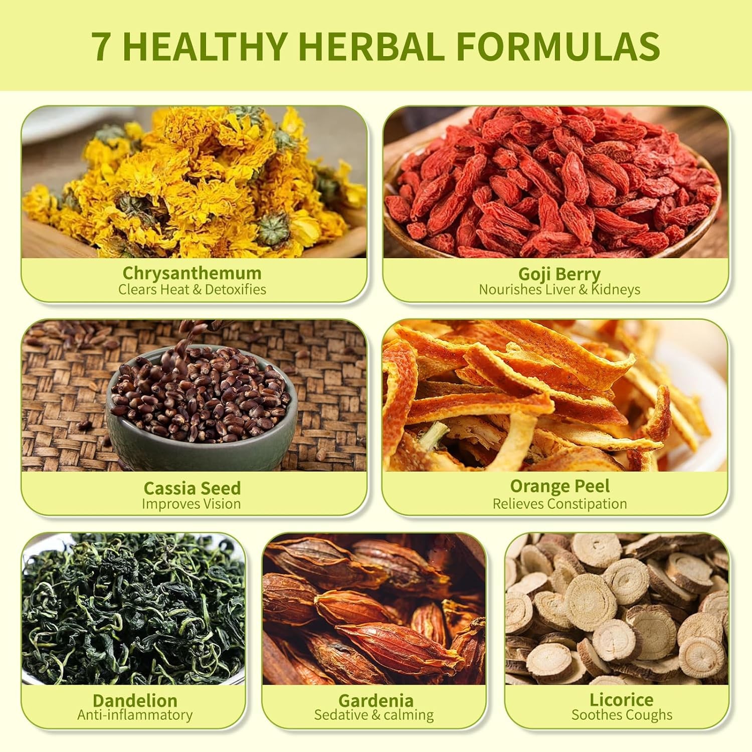 Dandelion Wolfberry Tea Bags, Natural Kidneys & Liver Health Tea with Dandelion,