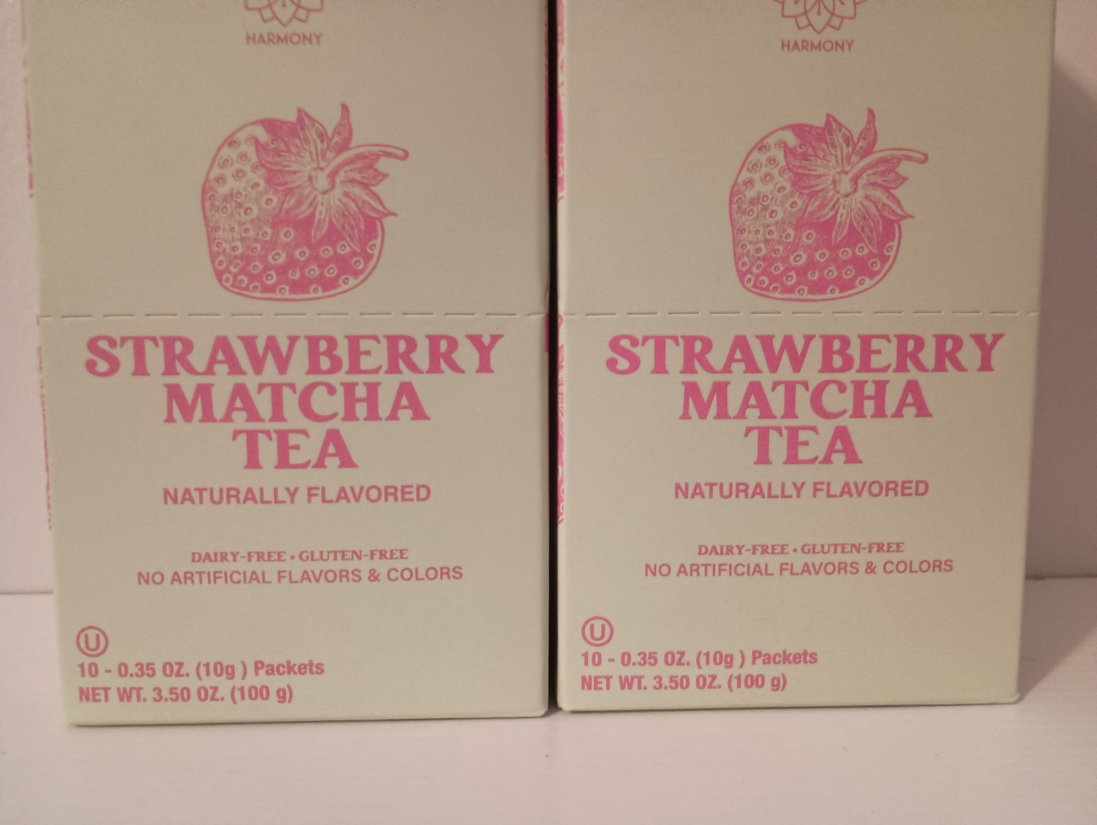 20 Harmony Strawberry Japanese Matcha, Sweetened w/ Organic Sugar On-the Go