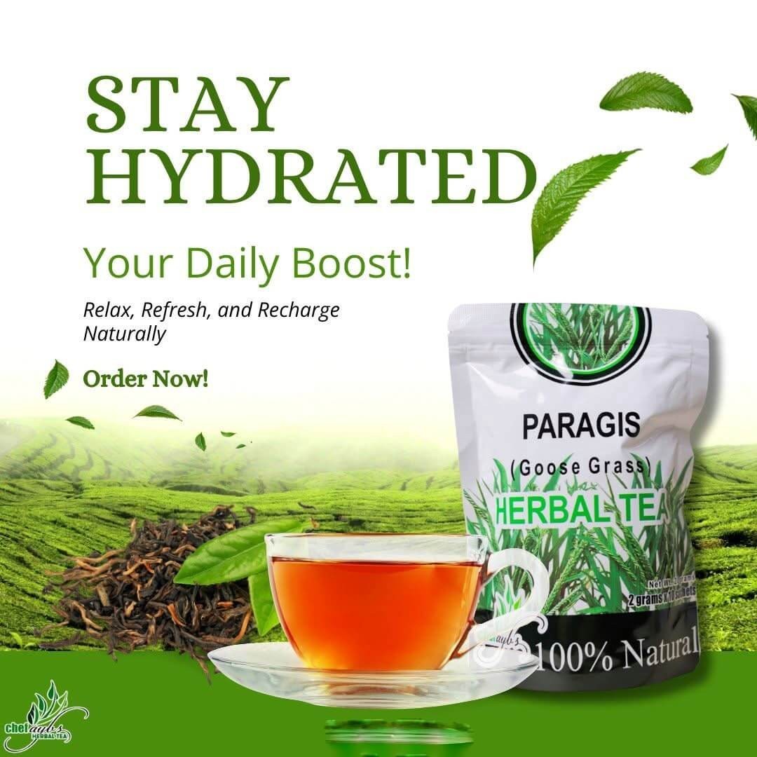 Chef Ayb’s Paragis Herbal Tea 100% Natural Caffeine-Free 2g x 10 Sachets