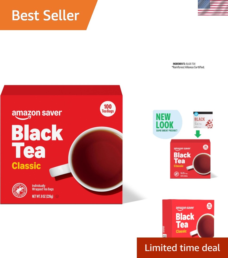 Happy Belly Classic Black Tea, 100ct Bags