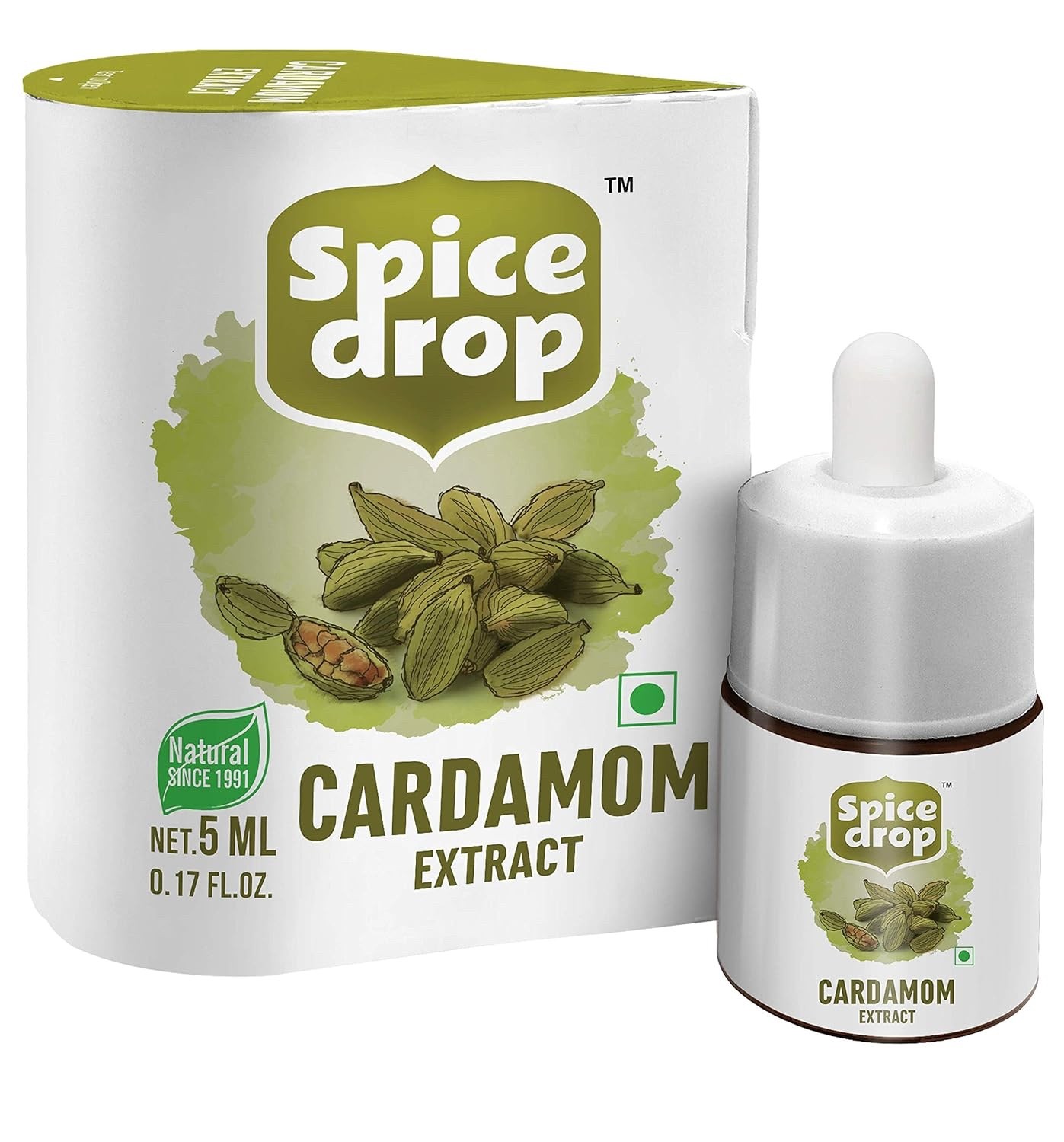 Spice Drop Chai Masala Tea Combo Natural Extract Ginger Chai Masala Cardamom 5ml