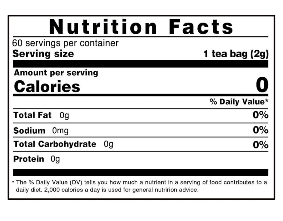 TEARELAE Thyme leaf Tea herbal Help Digestion Boost Immunity Non GMO 60 Tea Bags