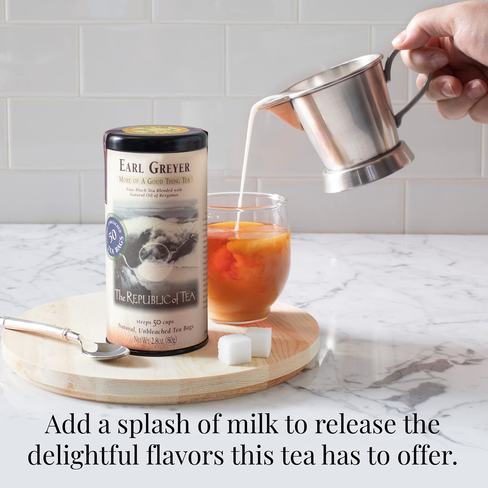 Earl Grey Tea 50 Count Premium Black Tea with Natural Bergamot Oil