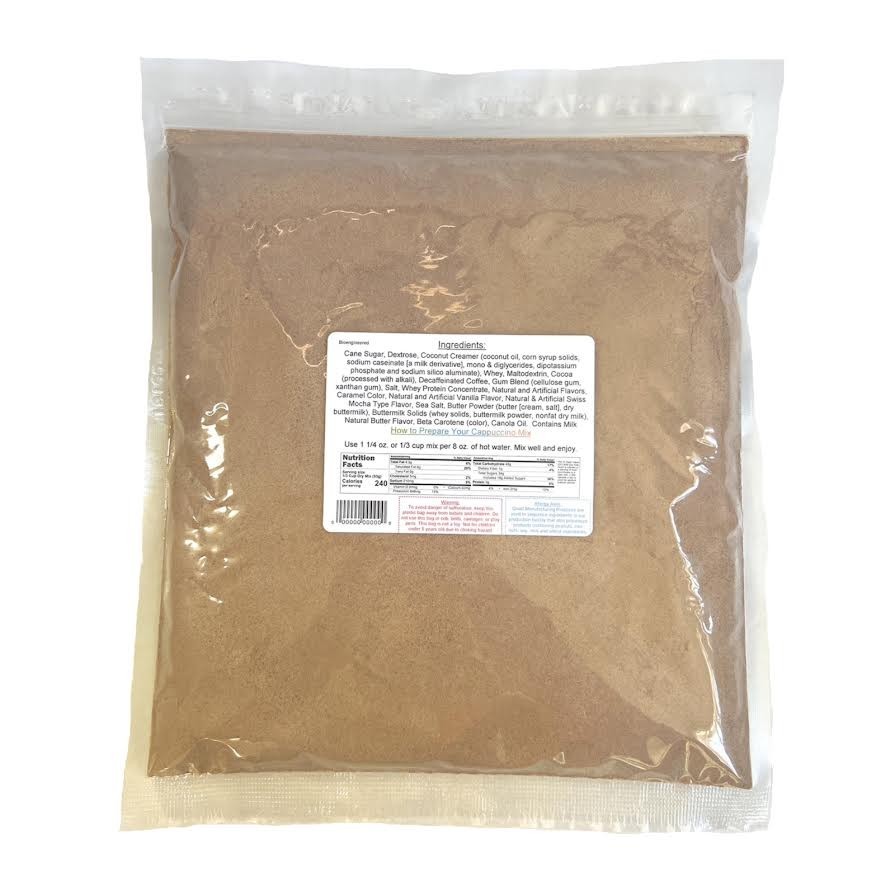 YANKEETRADERS® Decaf Swiss Mocha Cappuccino Mix, 2 lbs ~ FREE SHIPPING
