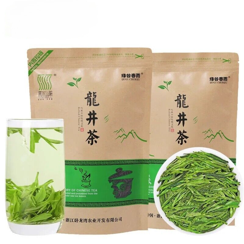 Organic China Long Jing Dragon Well Green Tea 250/500g Health Care