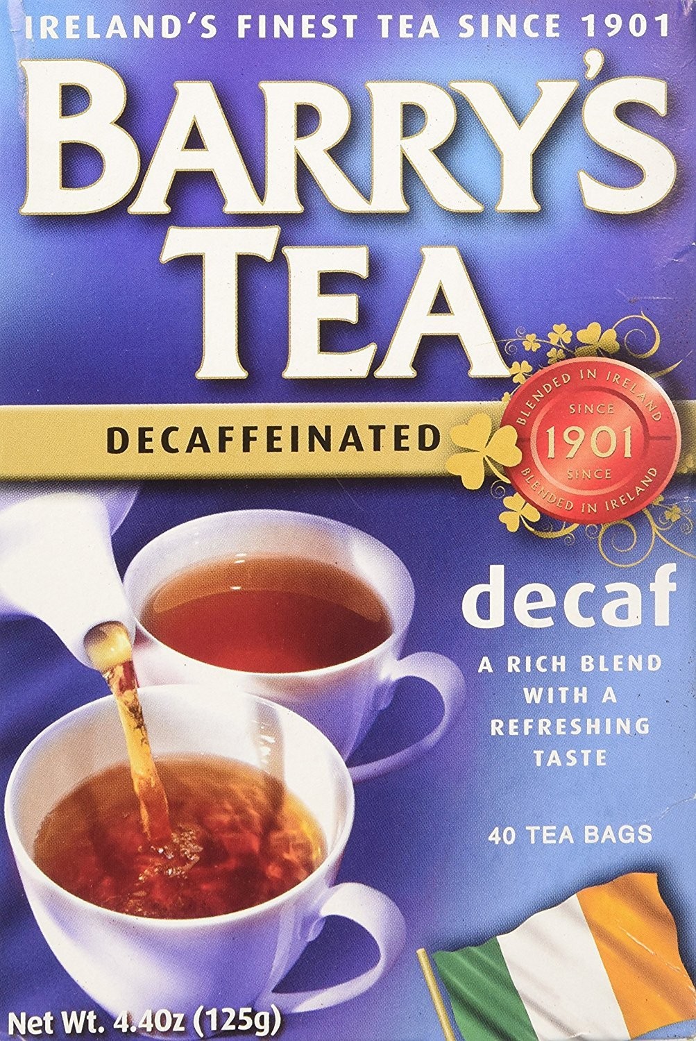 Barry’s Tea Decaf 40 Count Family Owned Ireland Rainforest Alliance Certified