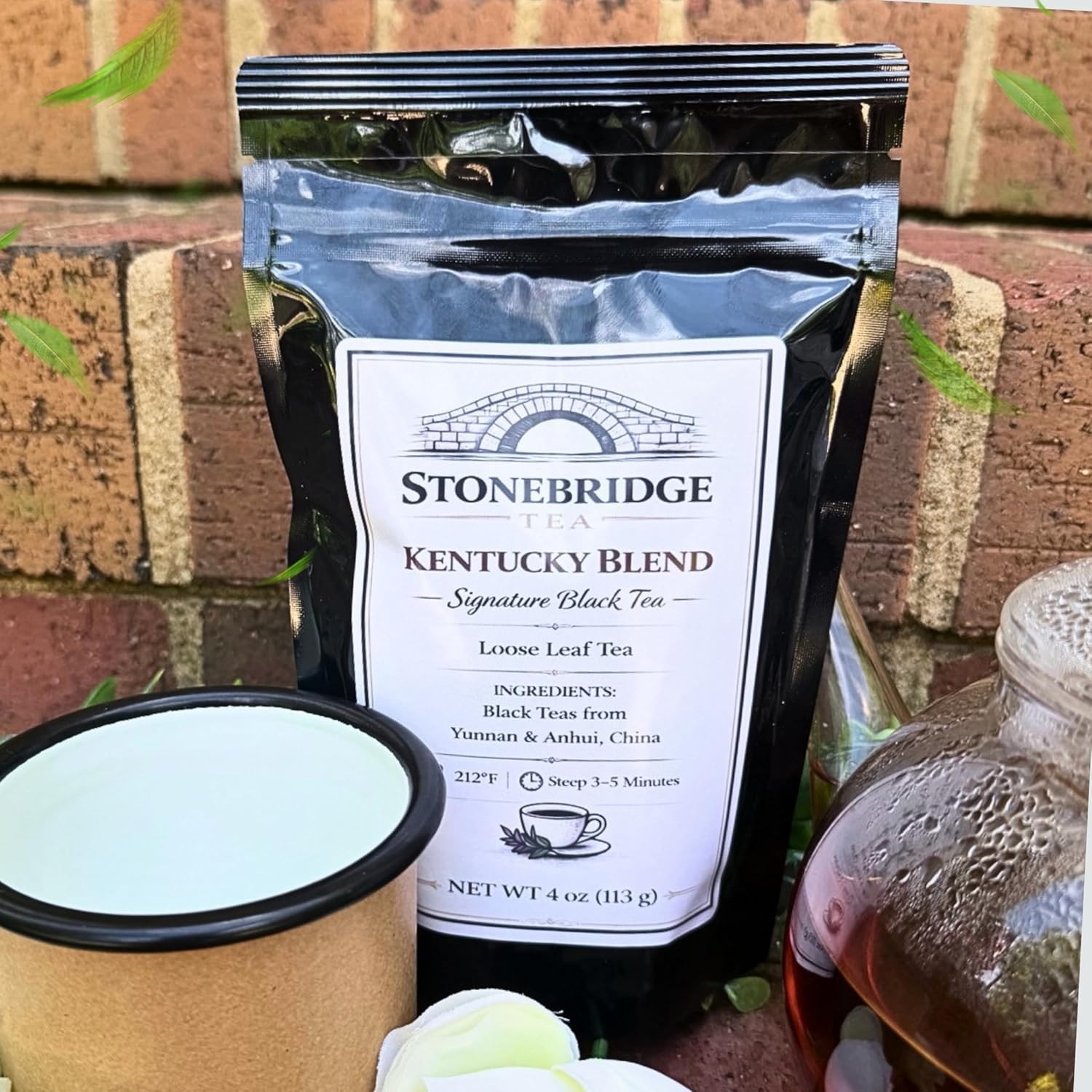 Stonebridge Kentucky Blend Black Tea, Loose Leaf Tea, 4 oz (113g)