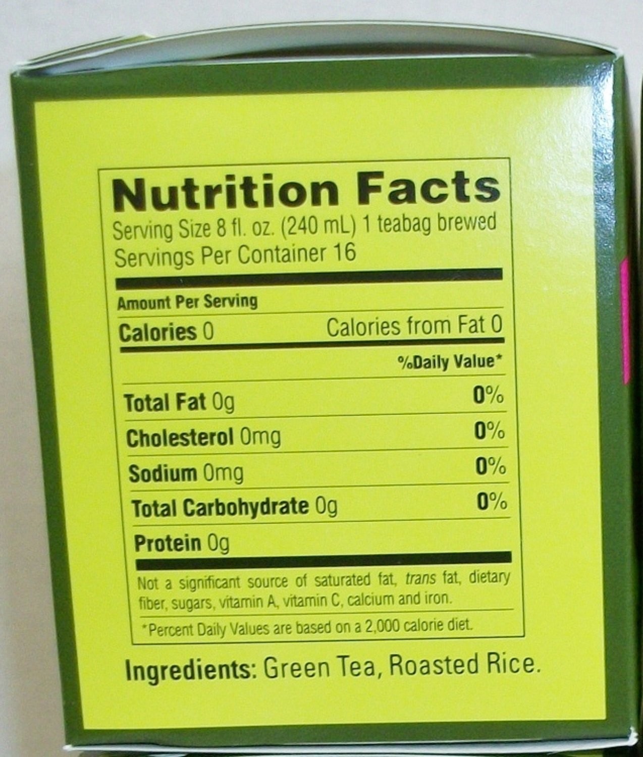 Yamamotoyama Genmai-cha Green Tea with Roasted Rice 16 16 Count (Pack of 3)