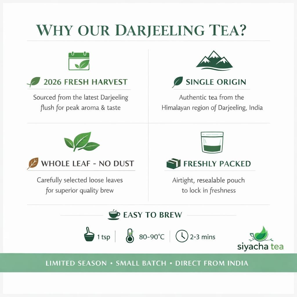DARJEELING FIRST FLUSH TEA 2026 Fresh FTGFOP1 TIPPY CLONAL MARGARETS HOPE 2 lbs
