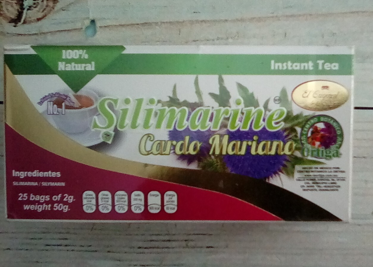 Te Intantaneo Silimariano Cardo Mariano 25 te Sobres – Instant Tea 25 Bags