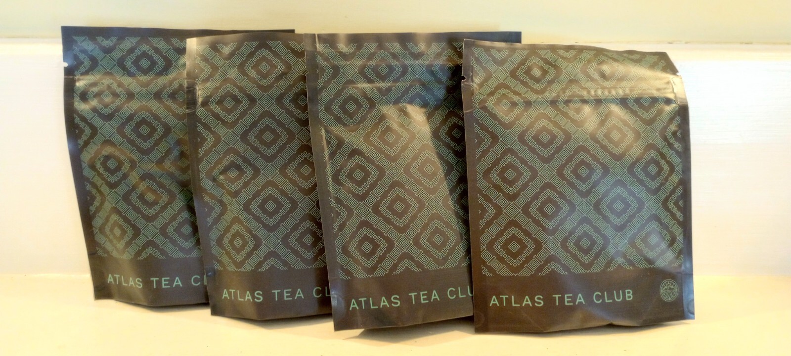 Atlas Tea Club Loose Leaf Black White Purple and Oolong Tea Assortment of 4 Bags