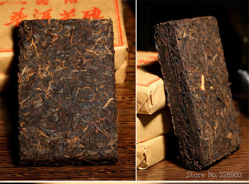 Natural Ripe Pu-erh Tea Brick 100g China Herbal Black Tea