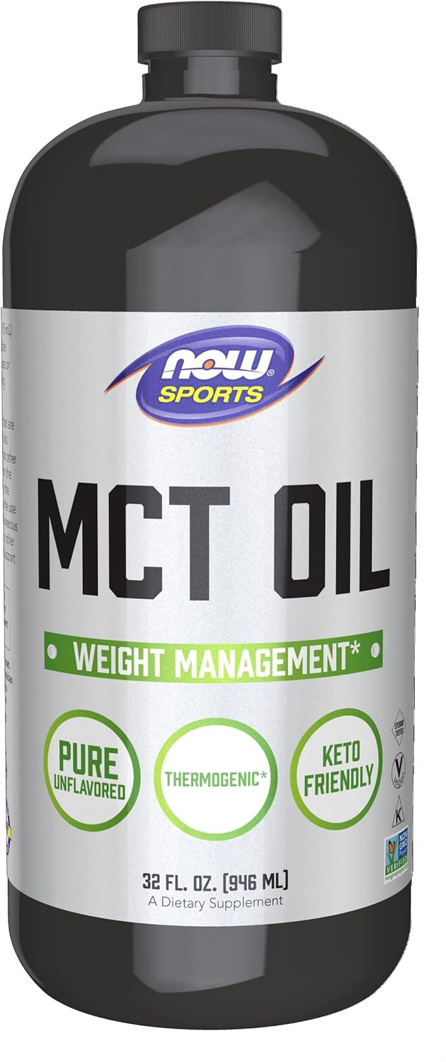 NOW Foods Sports Nutrition, MCT (Medium-chain triglycerides) Oil 14 g,…