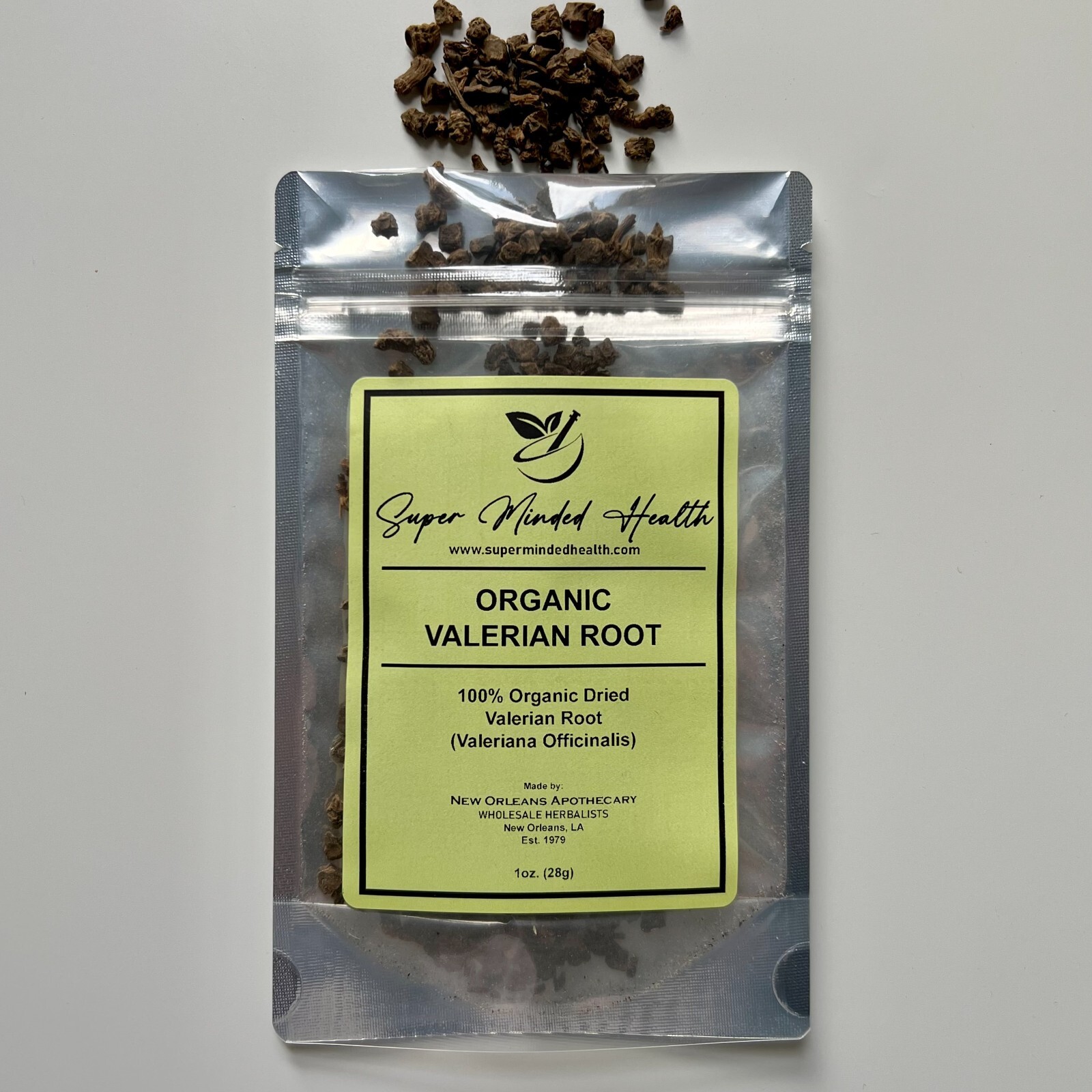 Valerian Root | C/S Organic Dried Cut and Sifted | Valeriana Officinalis