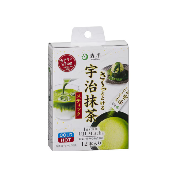 morihan Quick-Dissolving Uji Matcha Powder Sticks from Japan