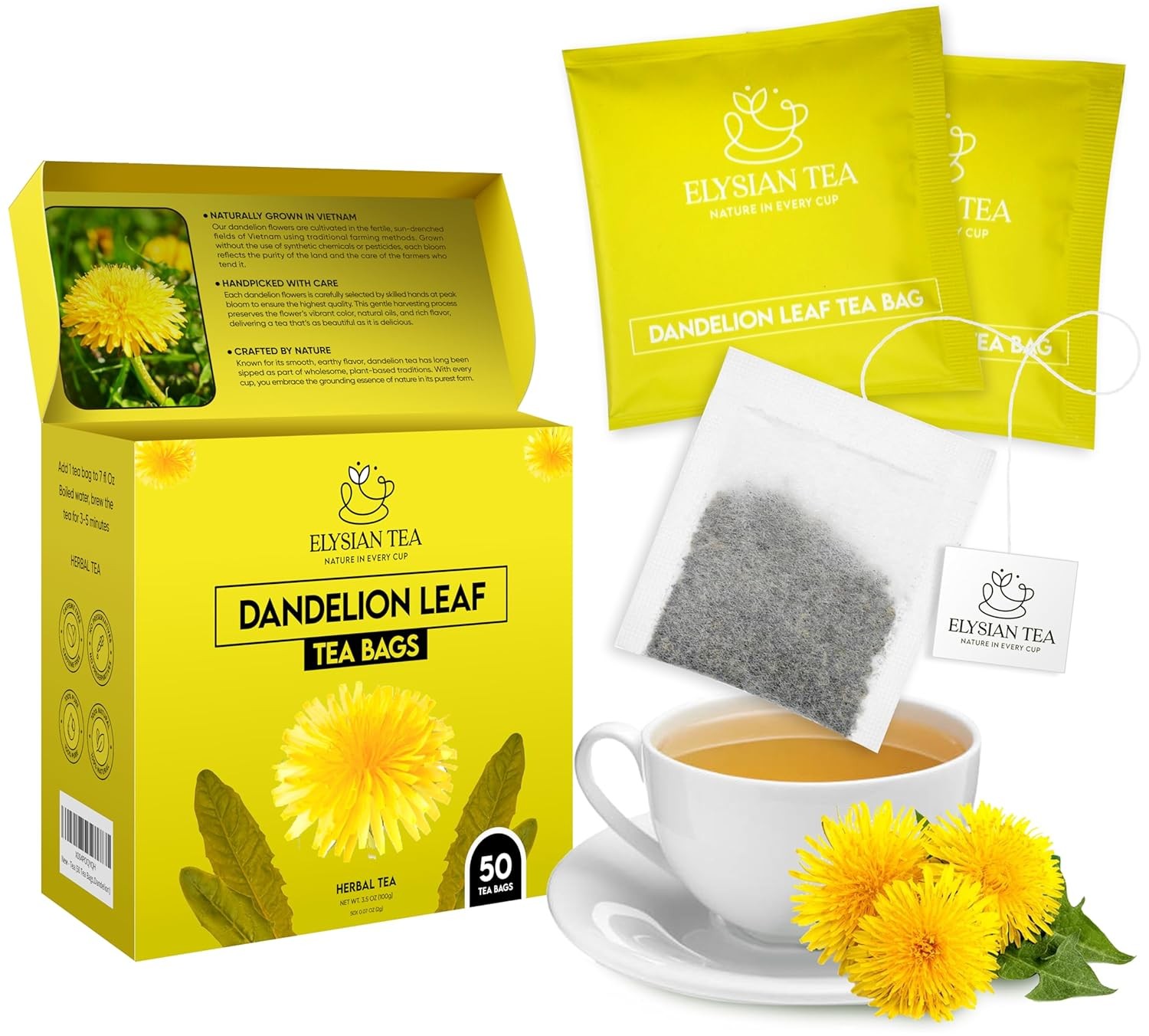 100 PACK Soursop Leaves Tea Bags – Individual Wrapped Tea Bags – Natural Herbal*