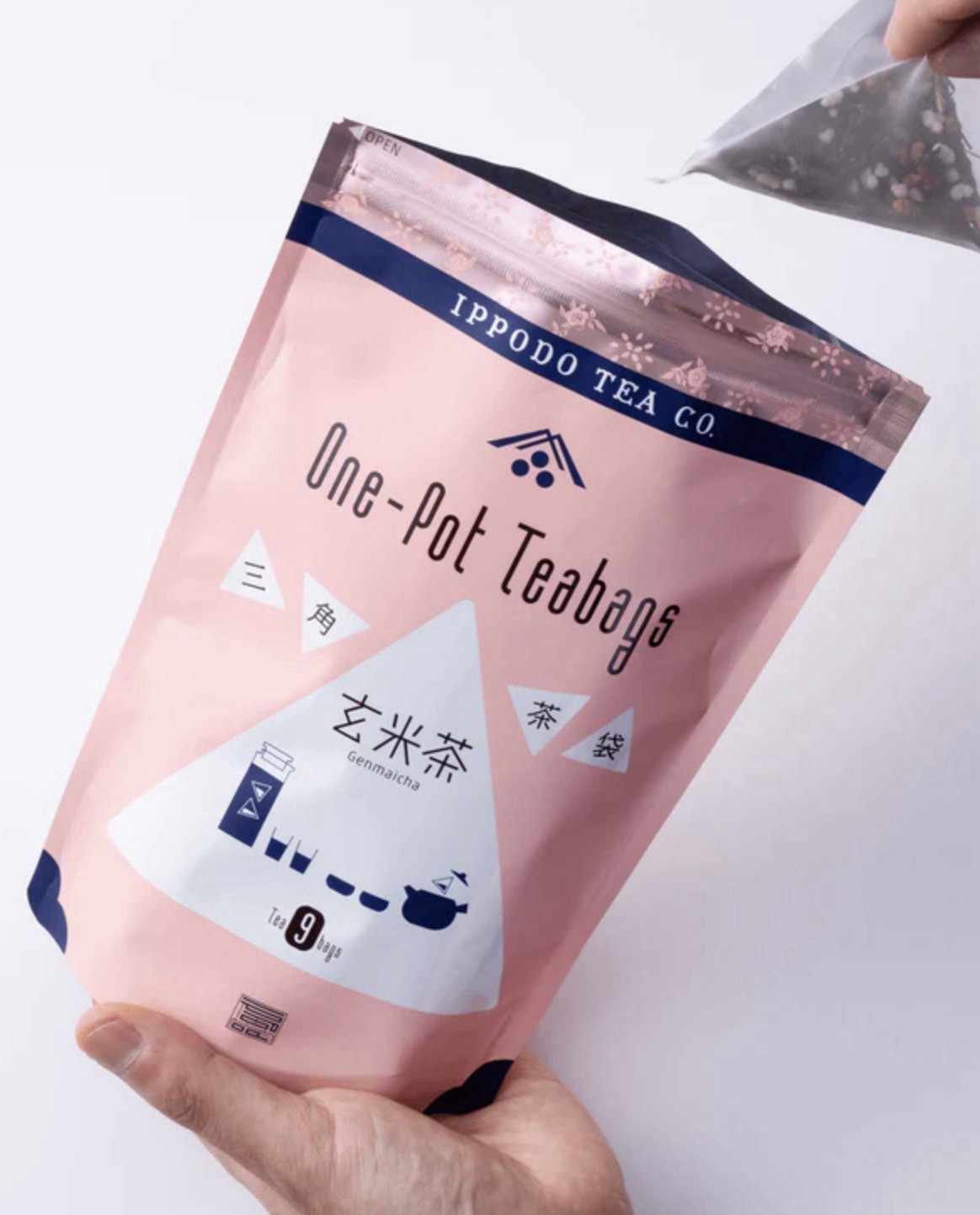 Ippodo Tea Genmaicha One Pot Teabags 9 Bags 10g Kyoto Japan New Crop 8/2026 Exp