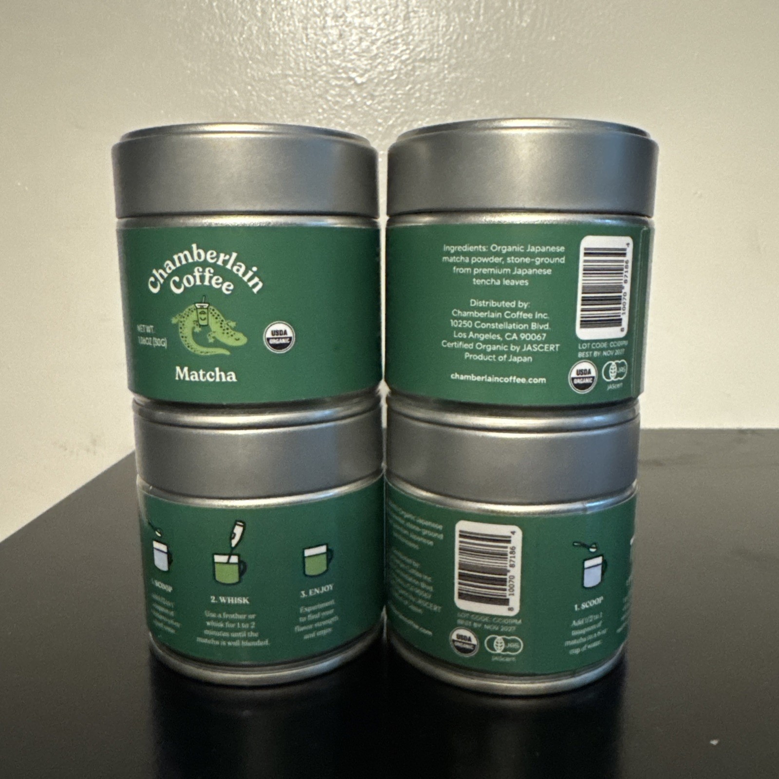 Chamberlain Coffee Matcha – 4 Cans of 1.06OZ (30G)