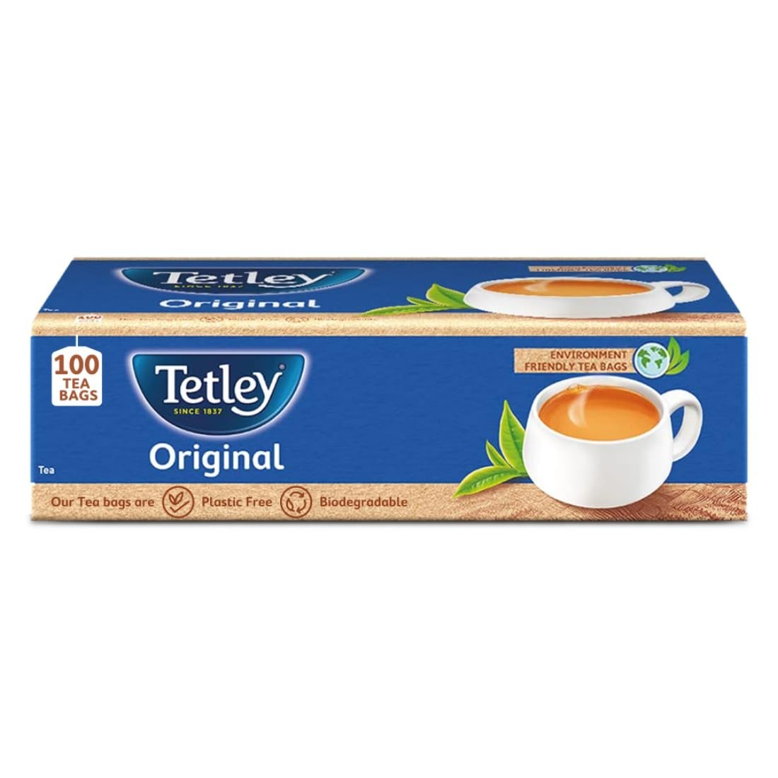 Tetley Original Black Tea 100 Tea Bags 100g Strong Rich Flavour