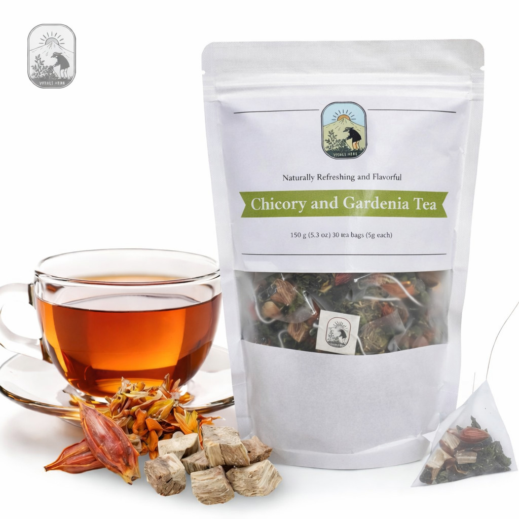 Vitals Herb Chicory & Gardenia Herbal Tea – 30 Tea Bags | Whole Leaf