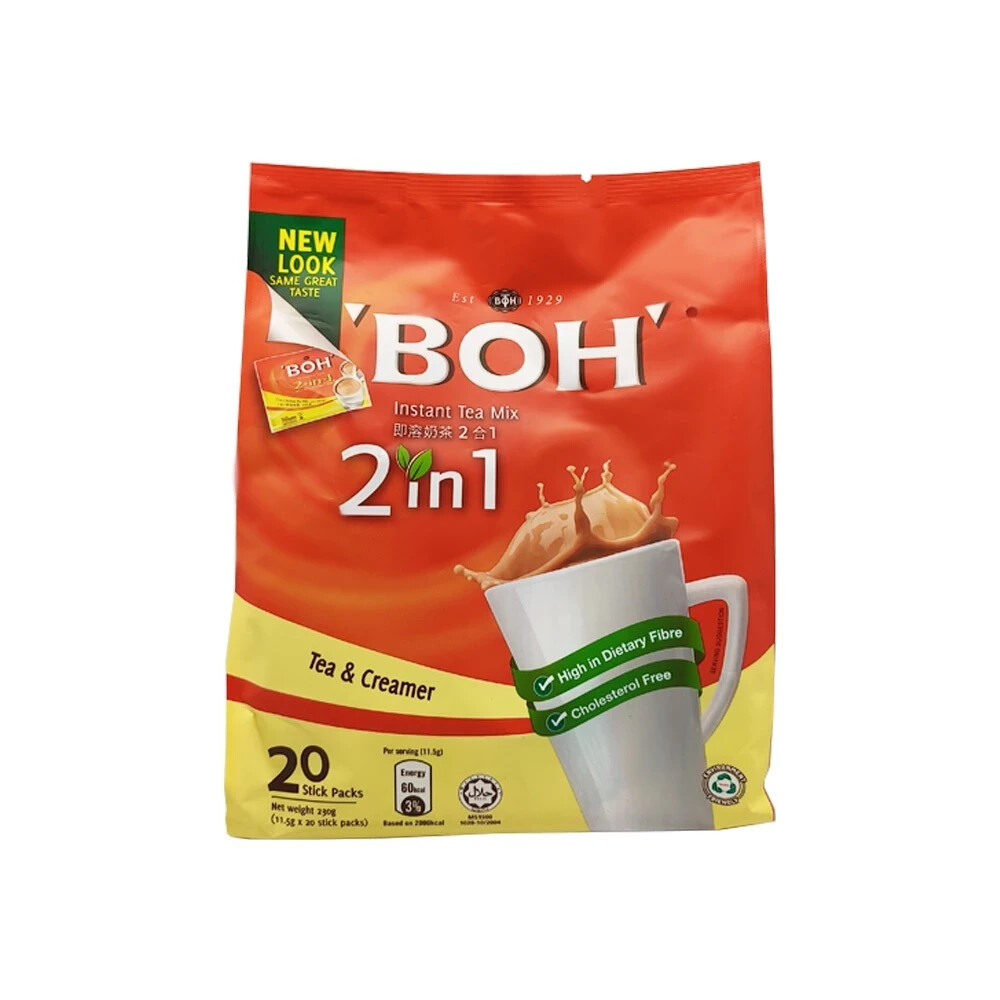 BOH Instant Tea Mix 2 In 1 Tea & Creamer 1 PACK 20s x 11.5g SHIP US