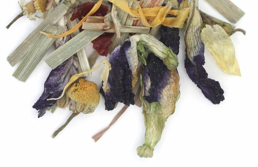 Blue mango herbal tea 5 ounce bag fresh loose leaf