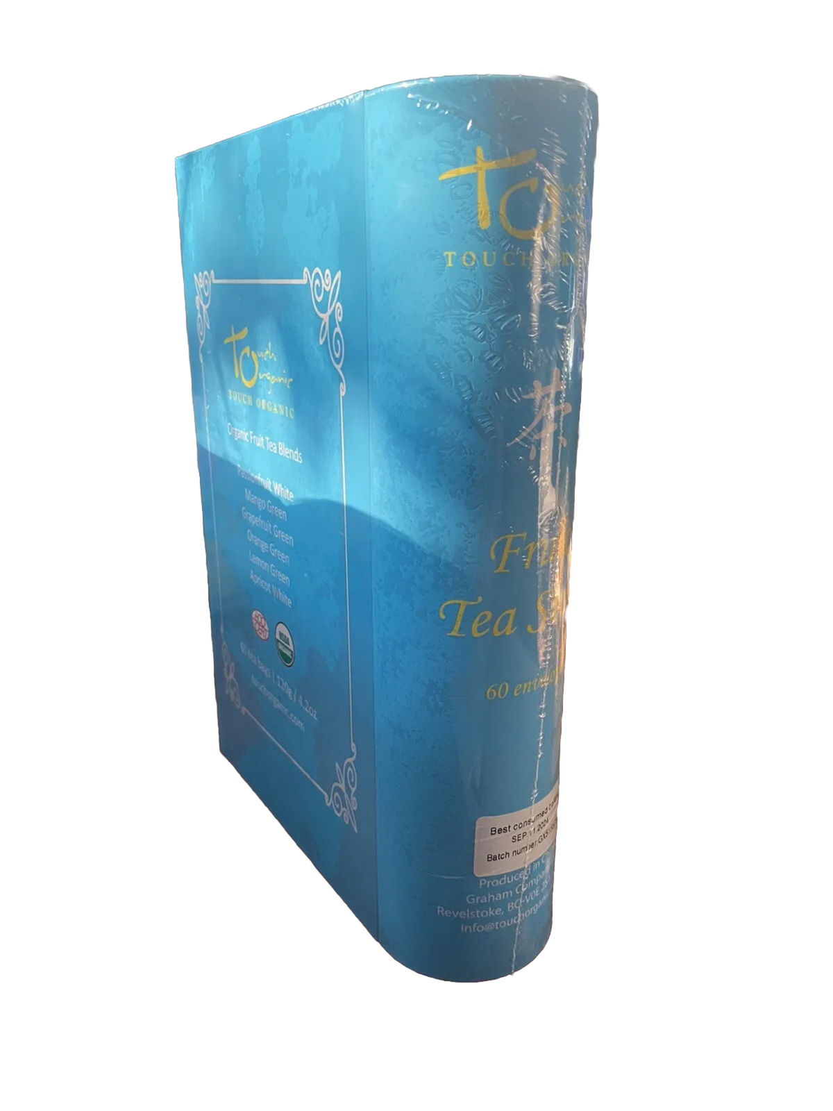 Touch Organic Tea Blends FRUIT TEA STORY Tin Book 60 Pages Elegant Tea Gift ☕️