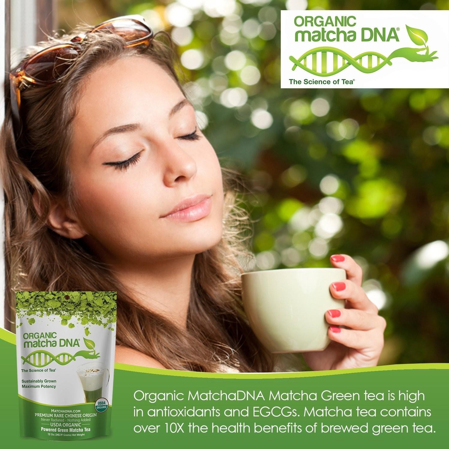 MATCHA DNA Certified Organic Matcha Green Tea Pure USDA Certified Organic Cul…