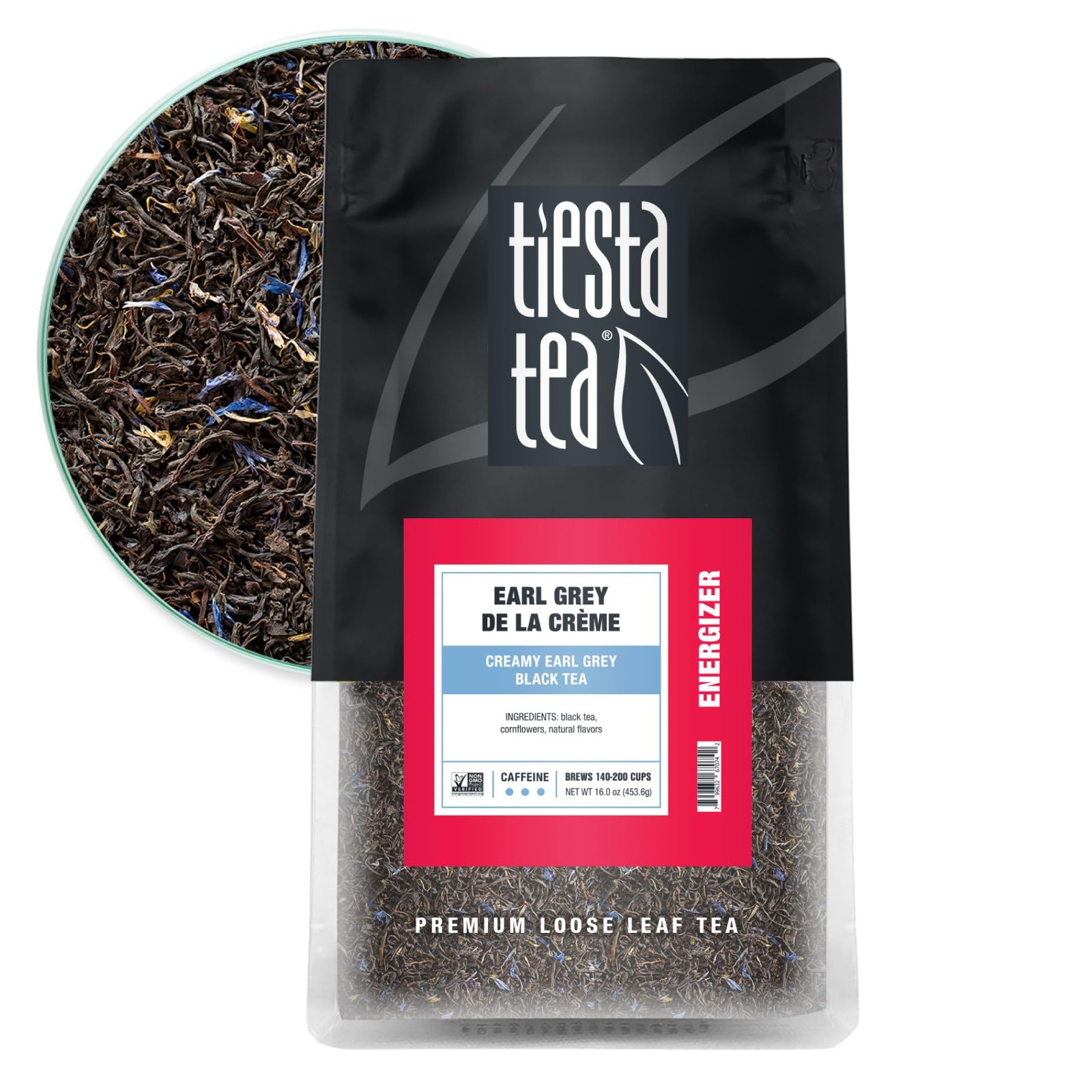 Creamy Earl Grey Black Tea Bulk Pouch 200 Cups Premium Loose Leaf Blend