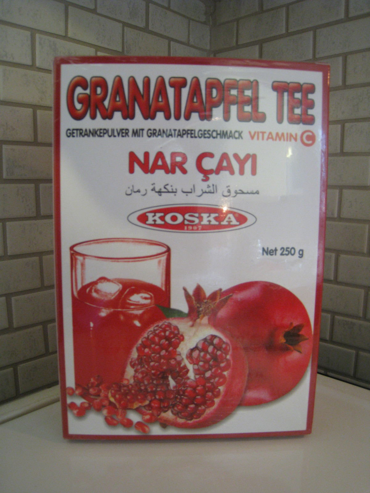 Turkish Traditional Pomegranate Tea Instant Granulated from Koska Nar Cayı