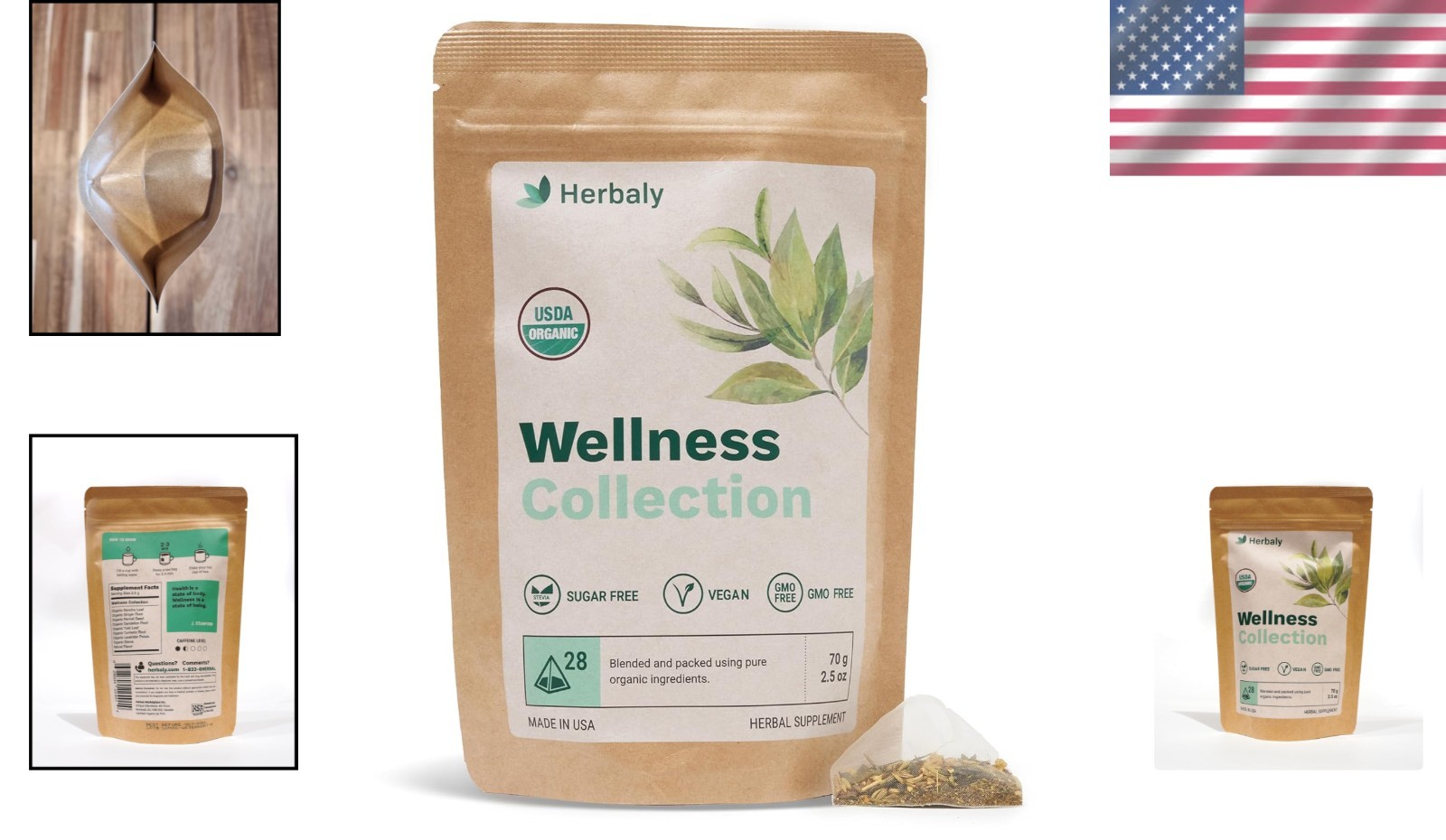 Biodegradable Organic Herbal Ginger Tea – Revitalize Health in Every Sip