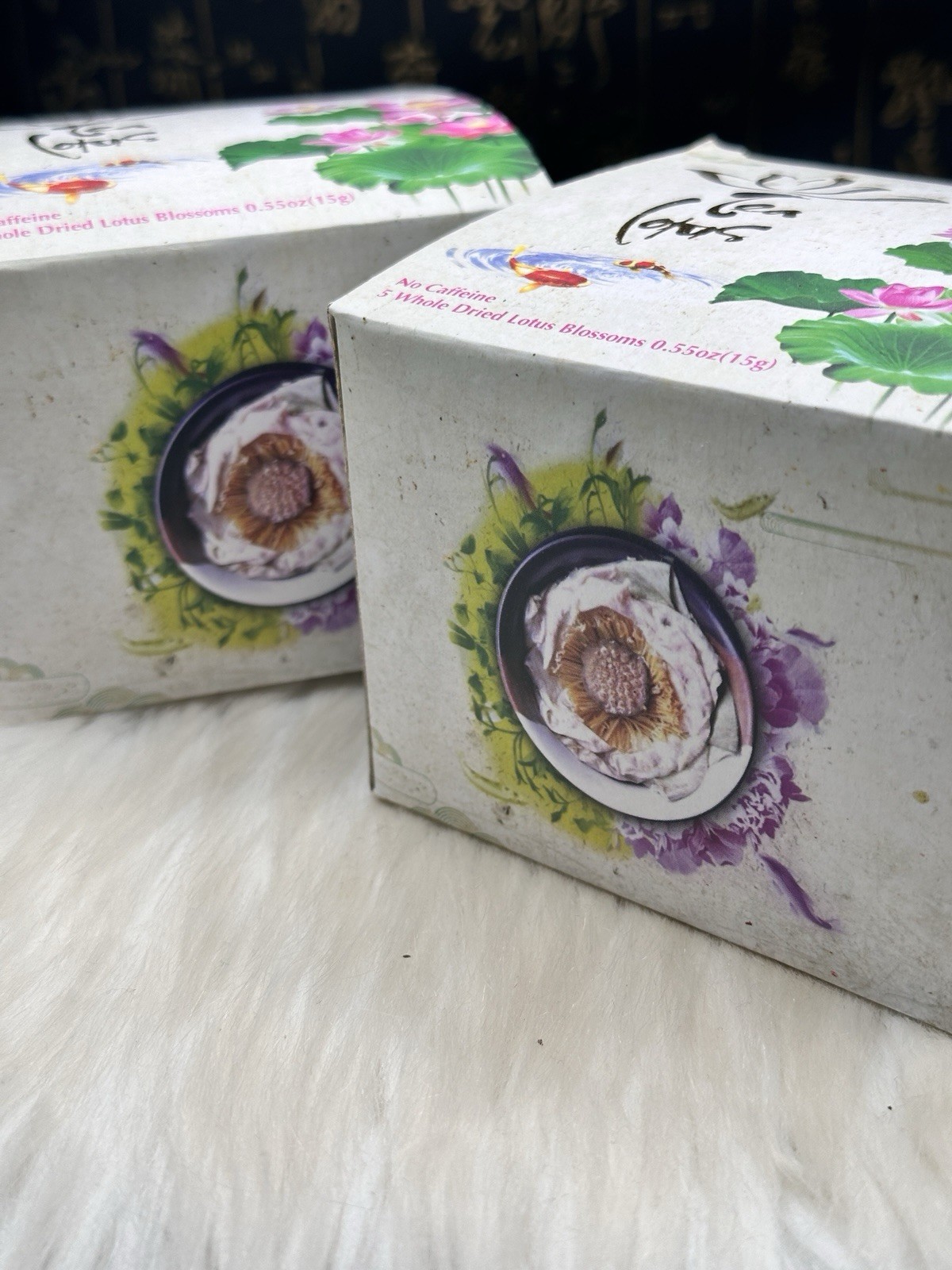 Lotus Flower Dried tea, Whole Flower 5ea/box, Lotus Tea