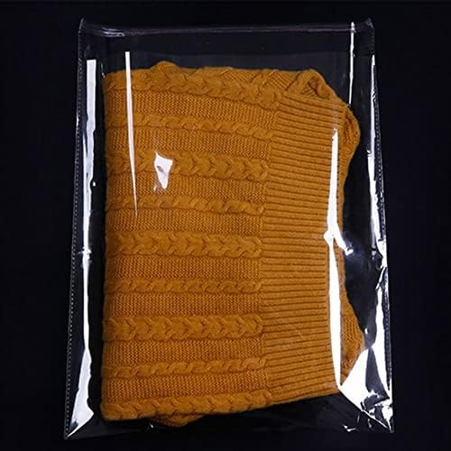 Keoferlo Self Adhesive Sealing Cellophane Bags 14 x 20-inch Large Packing Tshirt
