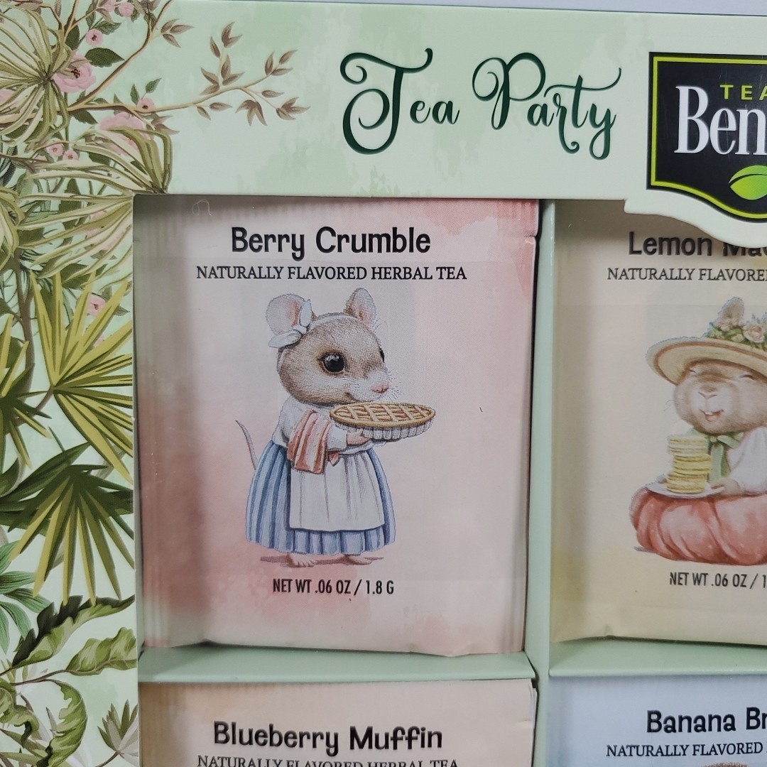 Aldi Benner Tea Co Tea Party Collection Caffeine Free Herbal Tea Assortment NEW