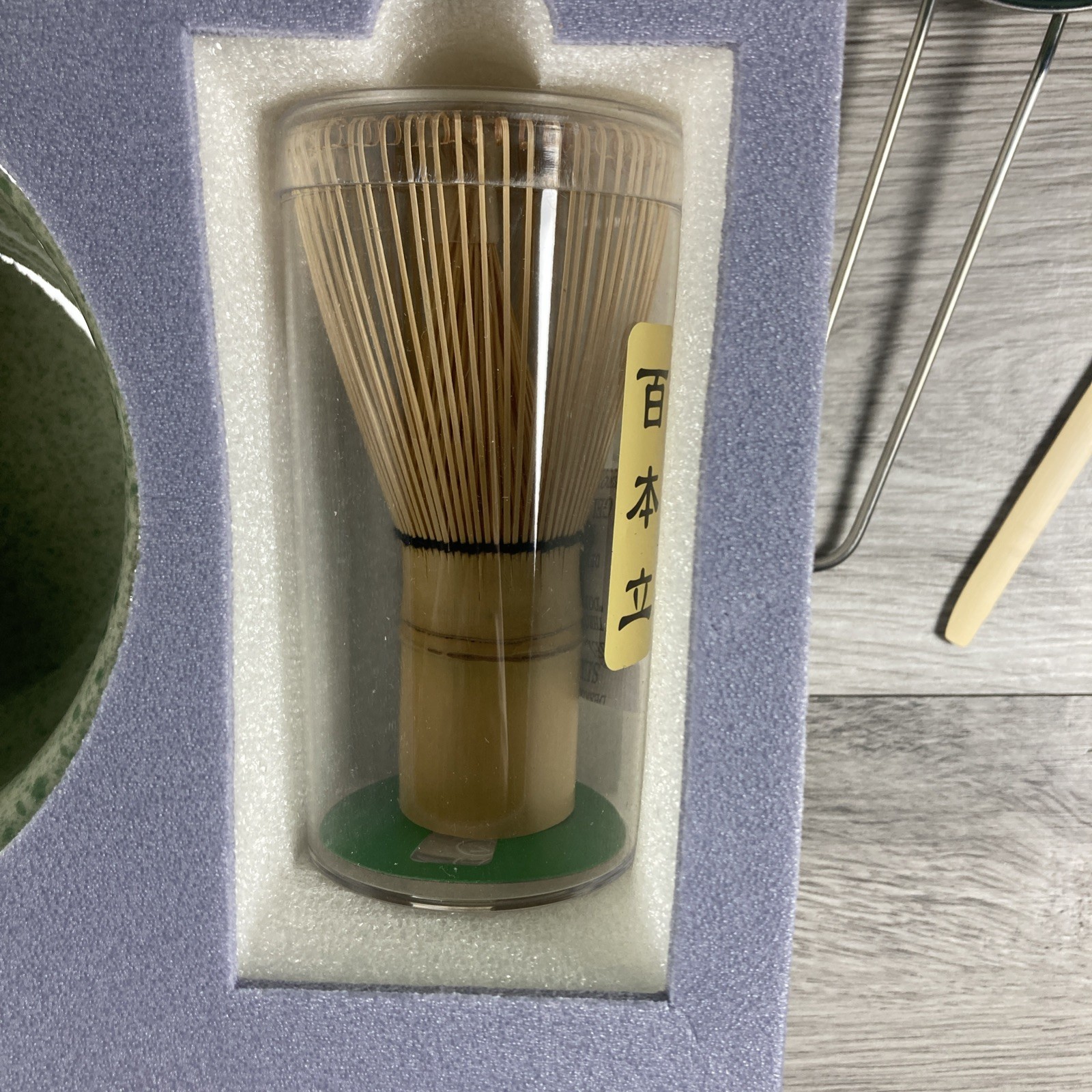 Matcha Whisk Set Gift Box – Matcha Set with Holder Spoon and Bowl, 6 Pcs Kit