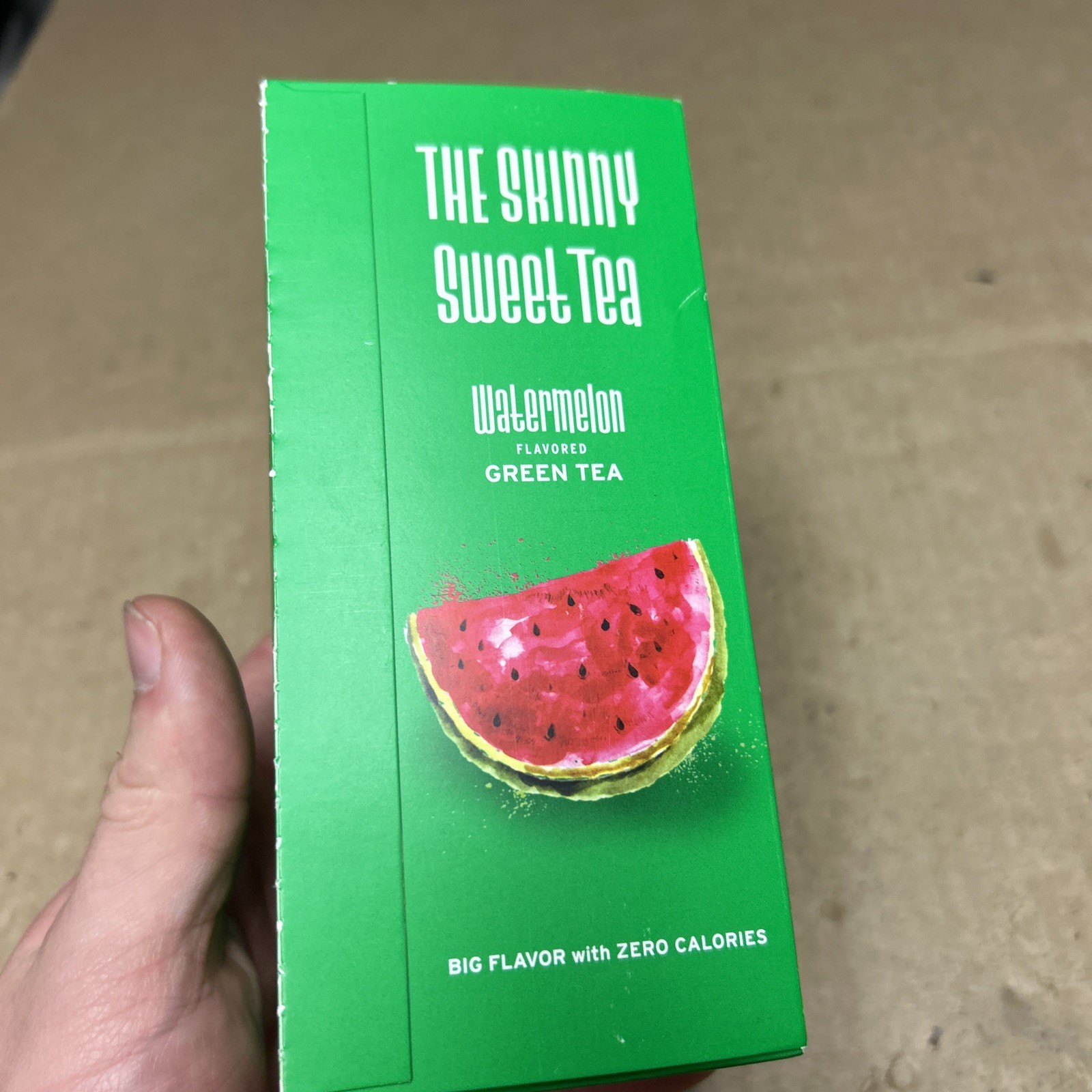 THE SKINNY SWEET TEA 🍉 WATERMELON Flavored Green Tea • COLD BREW