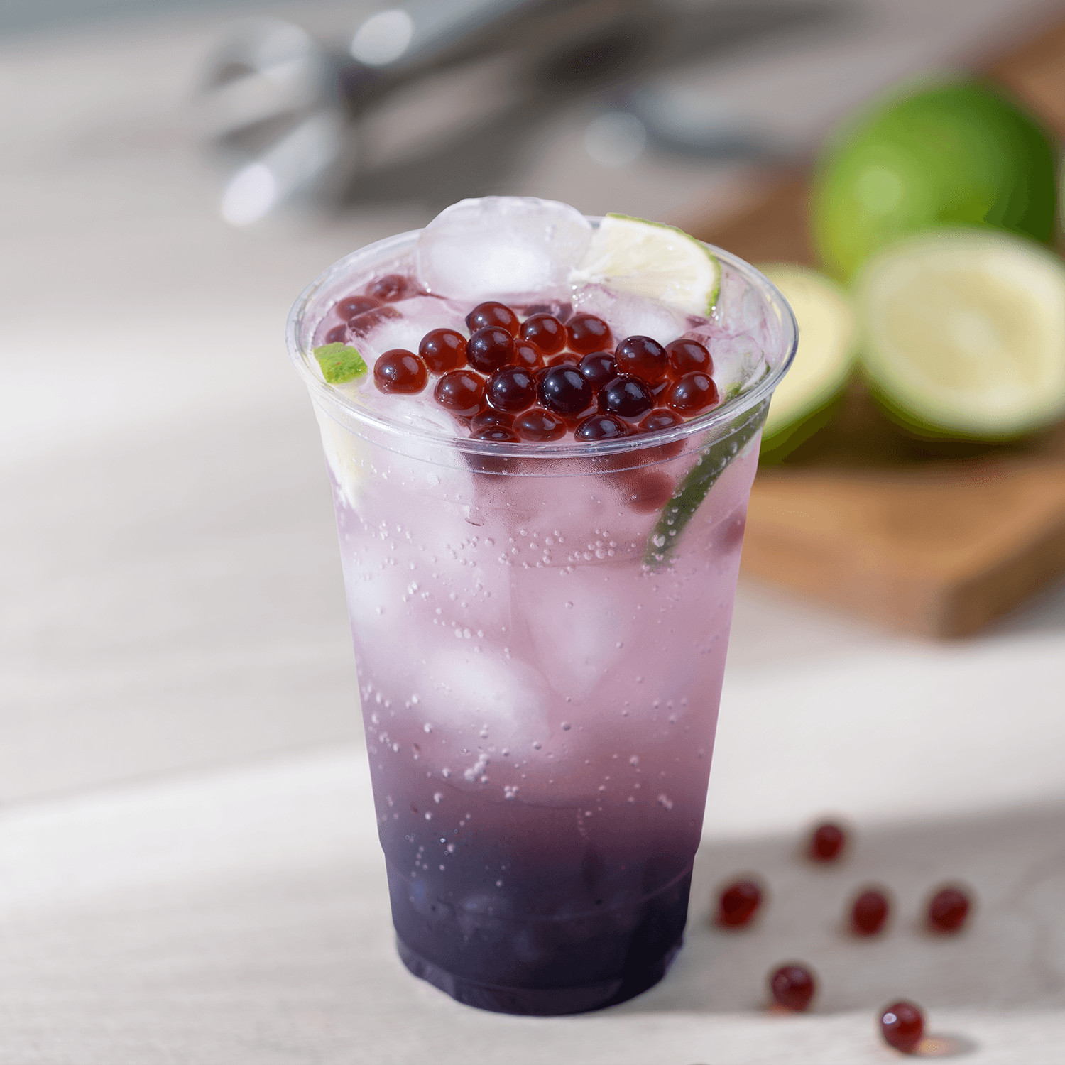 [12 Jars] Tea Zone Blueberry POPPING PEARLS™ (B2056, 2lbs)
