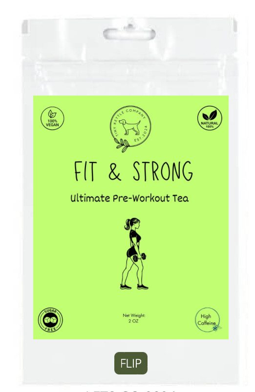 Fit & Strong Pre-Workout Yerba Mate Loose Leaf Tea – FAST FREE SHIPPING!