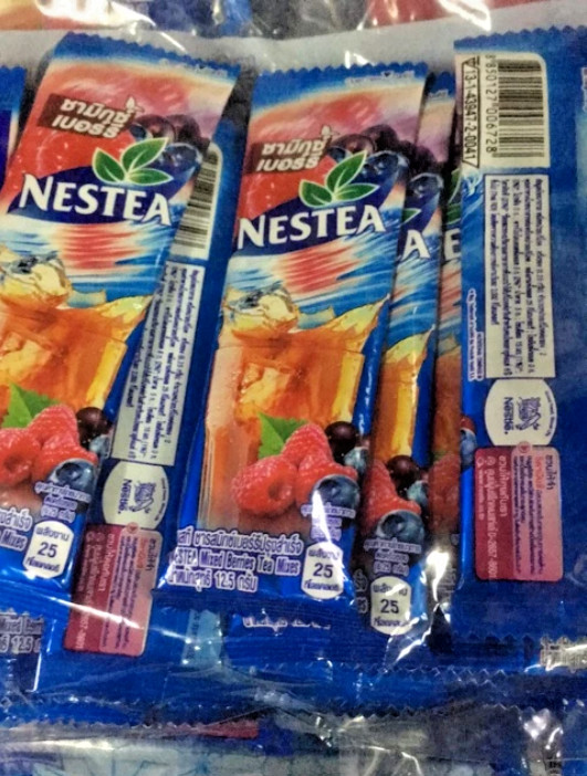 NESTEA Instant Iced Tea Mixed Berries Powder High Vitamin C Drink 30 Sachets x 2