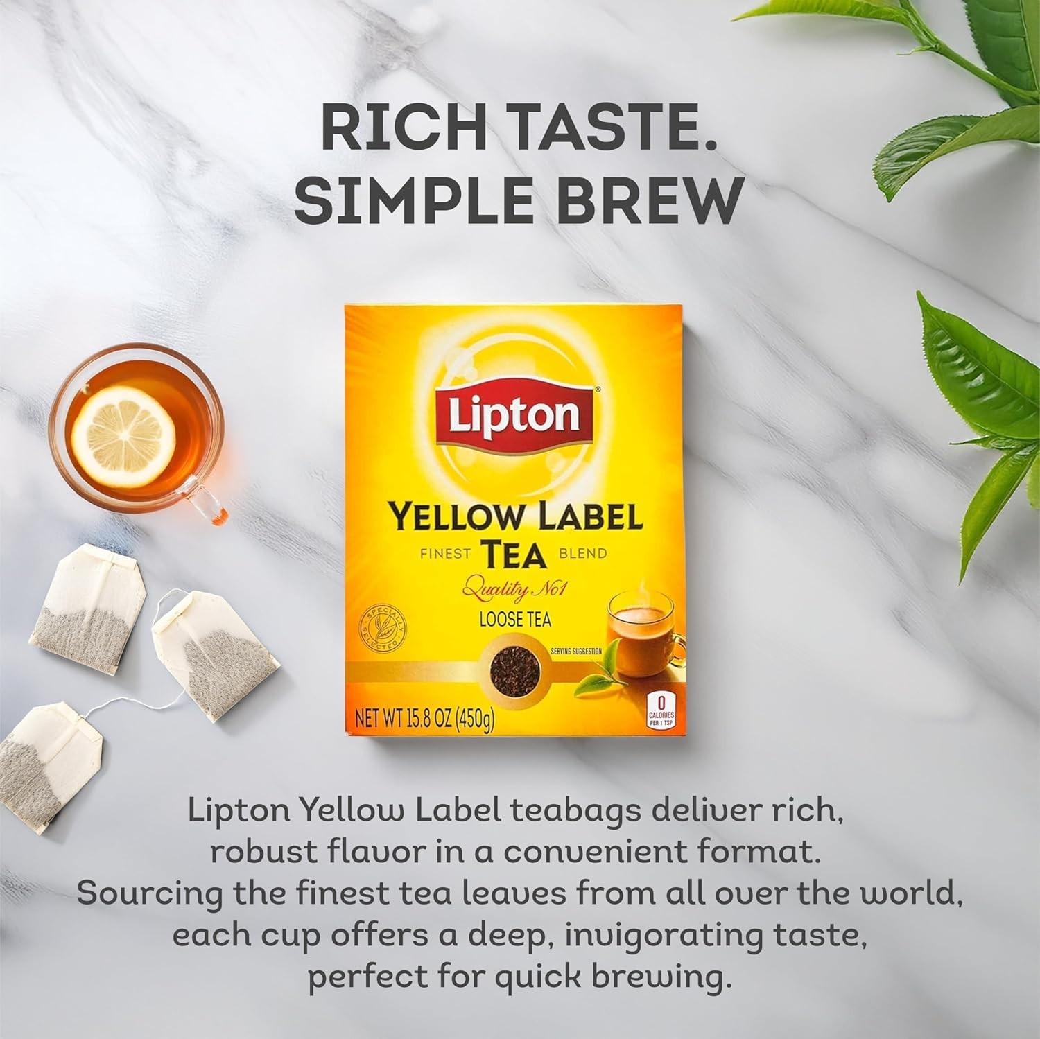 Yellow Label Tea Blend – Rich Aroma, Smooth Taste=