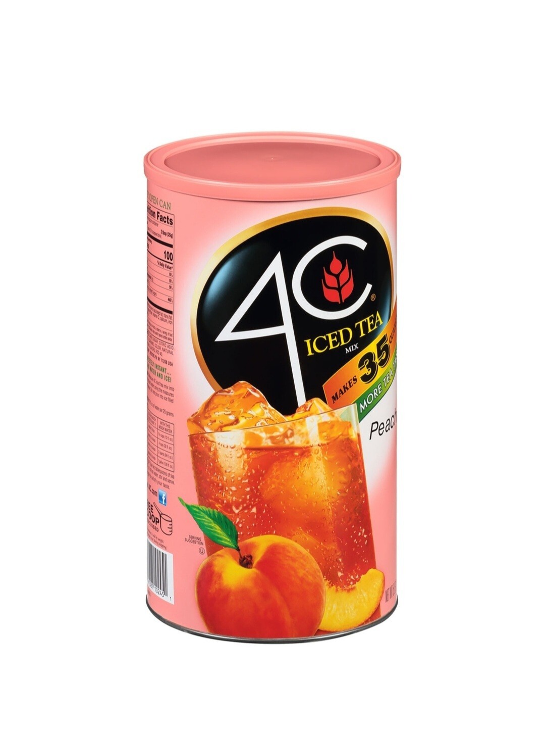 4C 35 QT Peach Iced Tea Mix (82.6 Oz.)