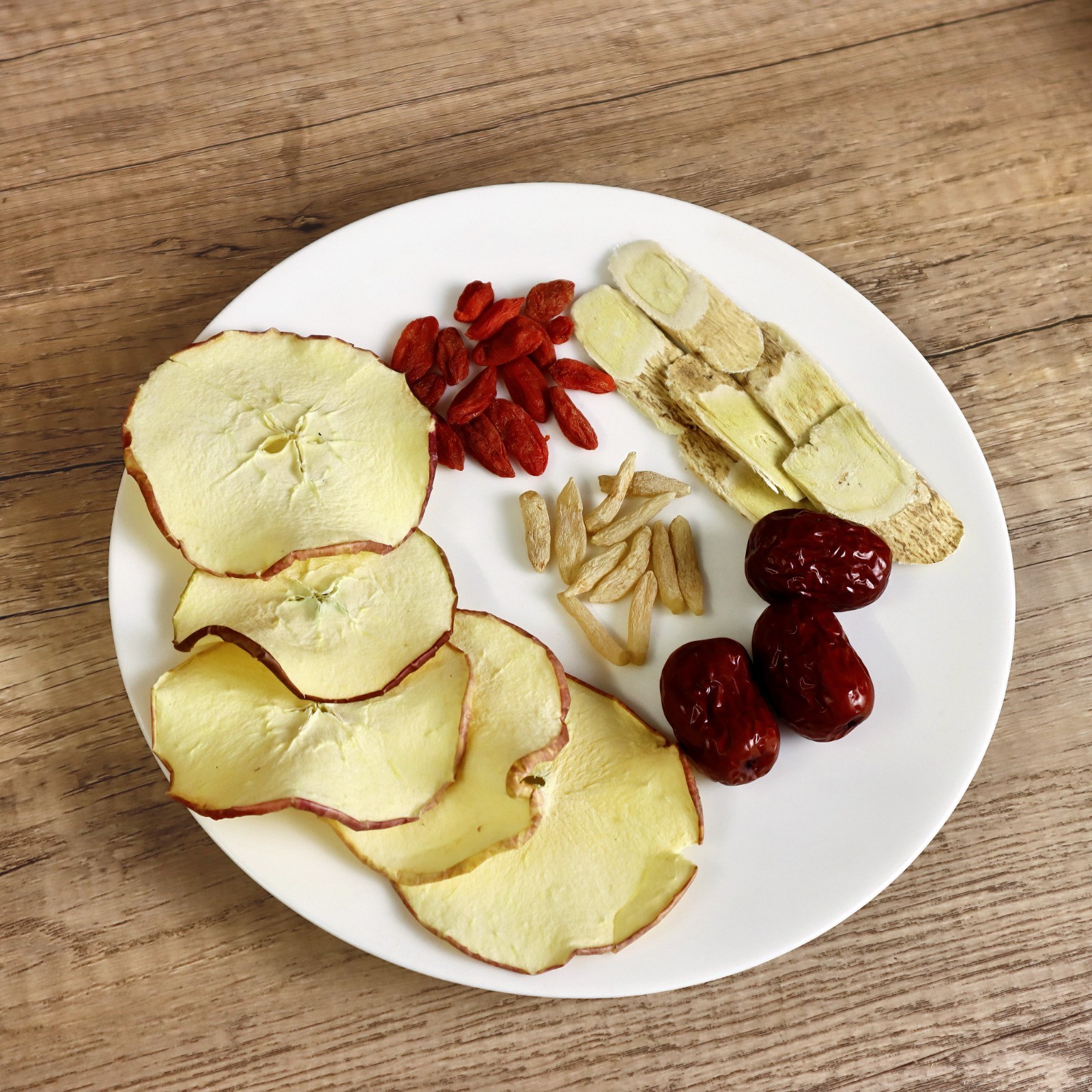 Astragalus Apple slices herbal tea, 1 serving, No caffeine 九龍堂 黄芪苹果元气茶 补水 1份装