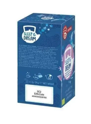 Teekanne Organics Bio Sleep And Dream Tea Bags 34g Pack of 20