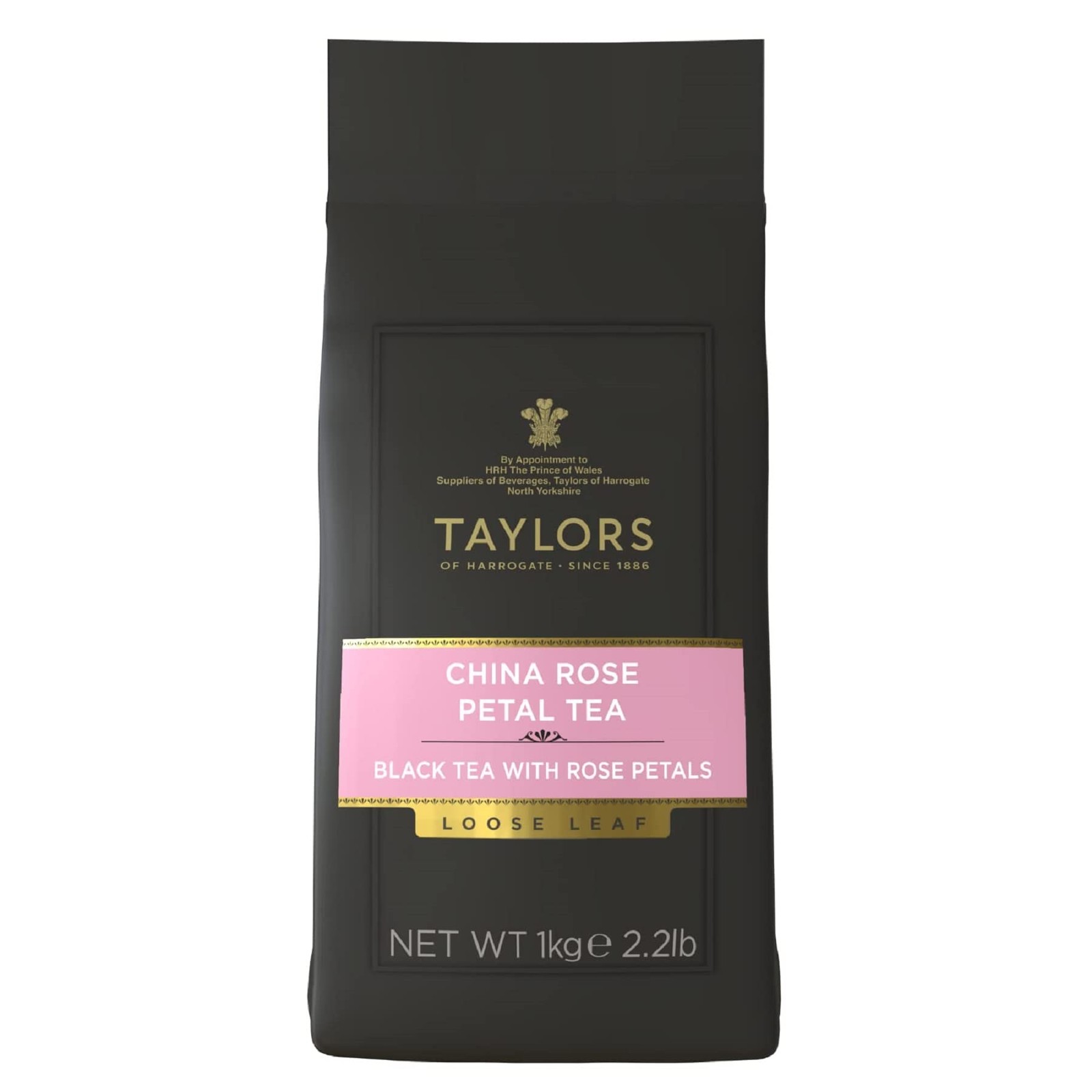 China Rose Petal, Black Tea, Loose Leaf, 1 Kilo Bag (35.27 Ounce), Fragrant, …