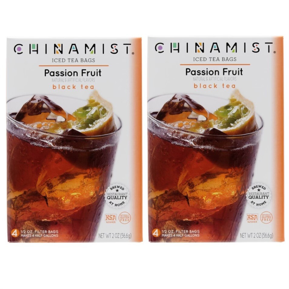 China Mist – Passion Fruit Black Tea Infusion, 1/2oz Filter Bags (2 PACK)