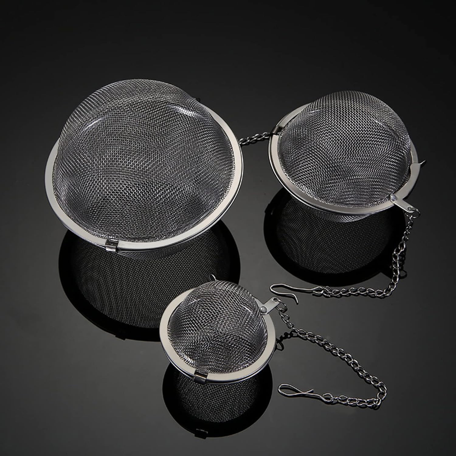 3PCS Premium Tea Infusers, Loose Leaf Tea, Upgraded Tea Strainers and Tea Balls