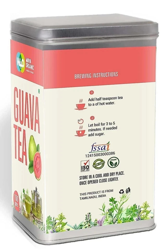 WAY 4 ORGANIC W4O Guava Leaf Tea 100g