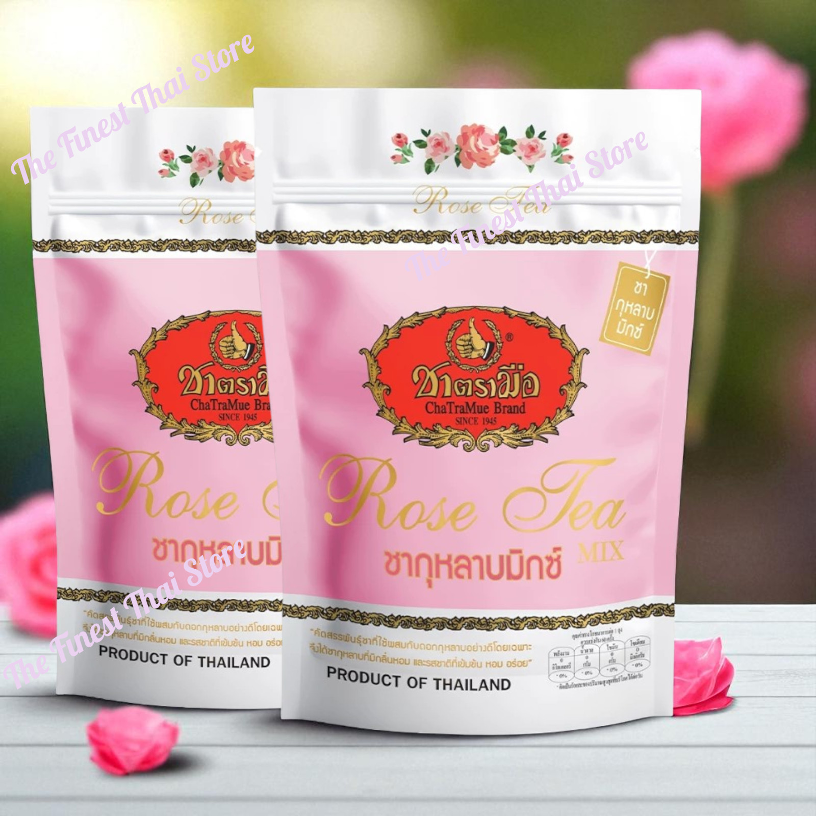 ChaTraMue Oolong Rose Tea Mixed 150g pack of 2 bags Number One Brand Cha Tra Mue