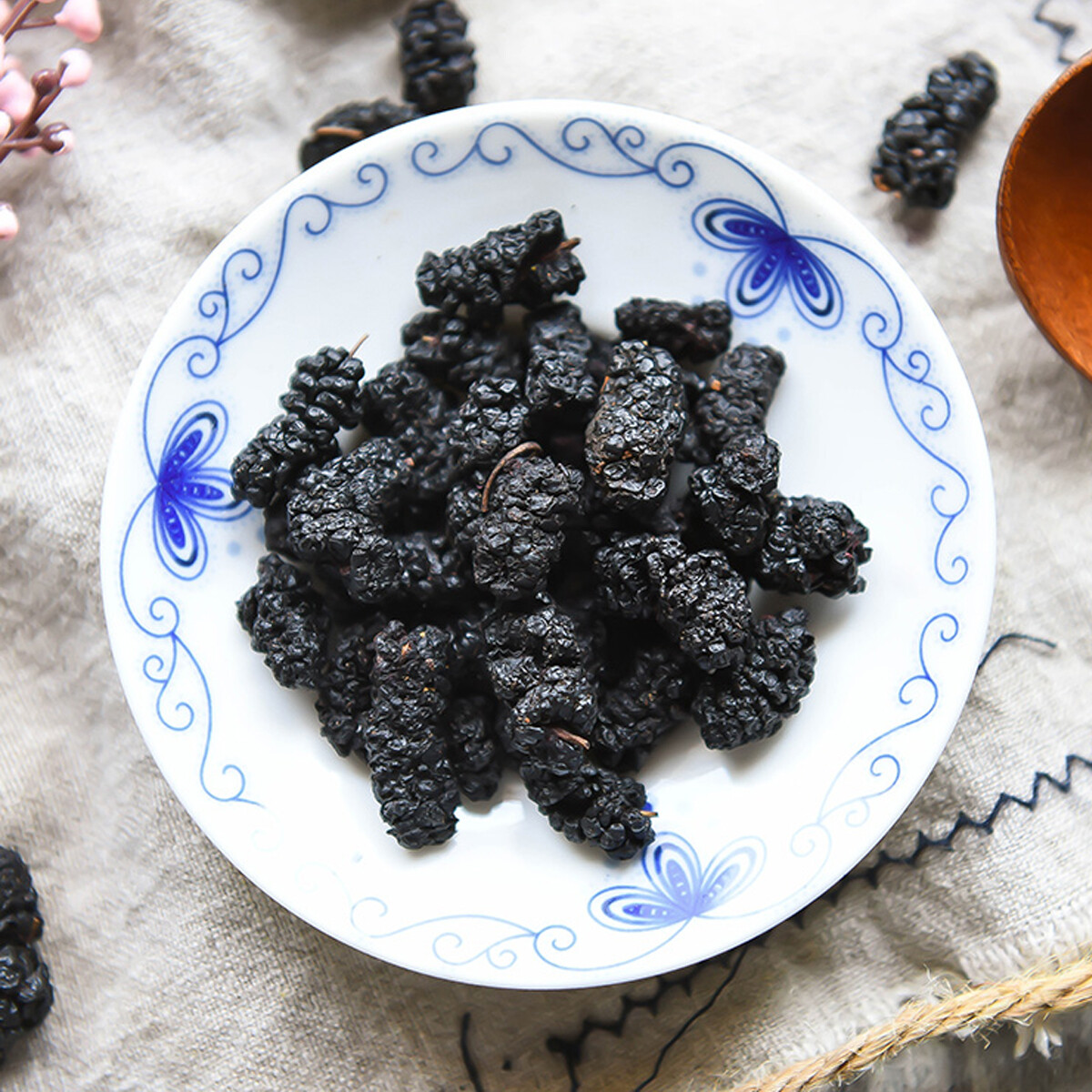 Black Mulberry Fruit Tea Dried Mulberry Herbal Tea Natural Loose Leaf Tea 100g
